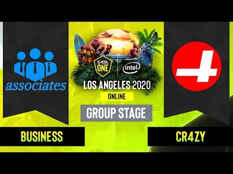 Dota2 - Business associates vs.  CR4ZY - Game 2 - Group Stage - NA - ESL One Los Angeles