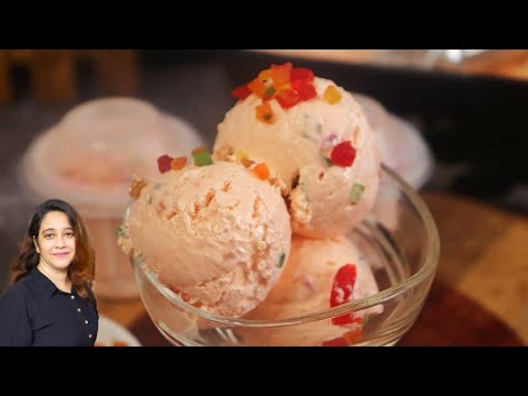 আইসক্রীম বাড়িতে পারফেক্ট ভাবে বানিয়ে ফেলুন সহজে|How to make perfect Tutti-Frutti Ice cream