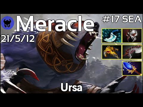 Meracle plays Ursa!!! Dota 2 7.19