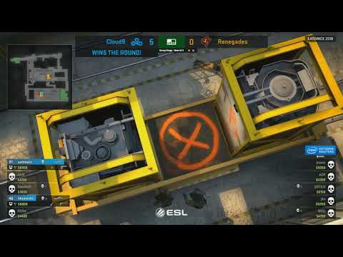 Cloud9 vs Renegades (Train) at IEM Katowice 2018 - map 3