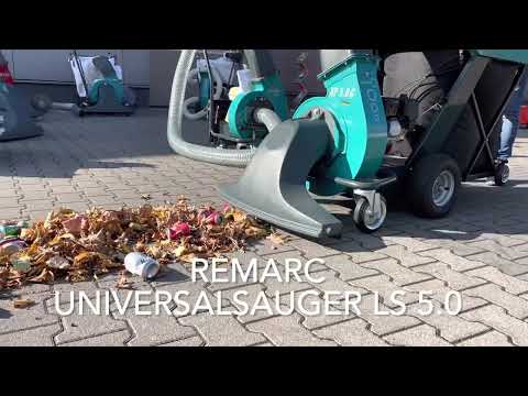Der Laubsauger / Universalsauger REMARC LS 5.0 XP im Einsatz