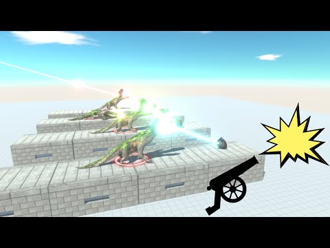 NEW GUN PLASMA CANNON VS ALL UNIT !! -Animal Revolt Battle Simulator