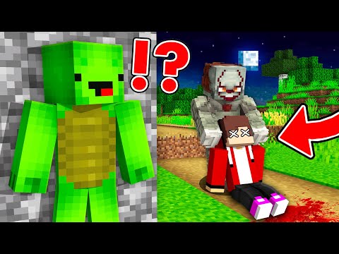 JayJay & Mikey - Maizen - JJ and Mikey Got TRAPPED by PENNYWISE in Minecraft - Maizen