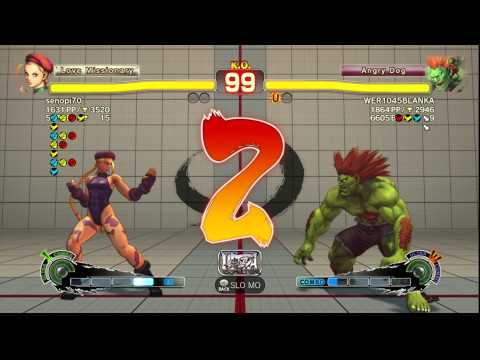 USFIV~ Blanka (WER1045BLANKA) vs.  Cammy (senopi70) HD
