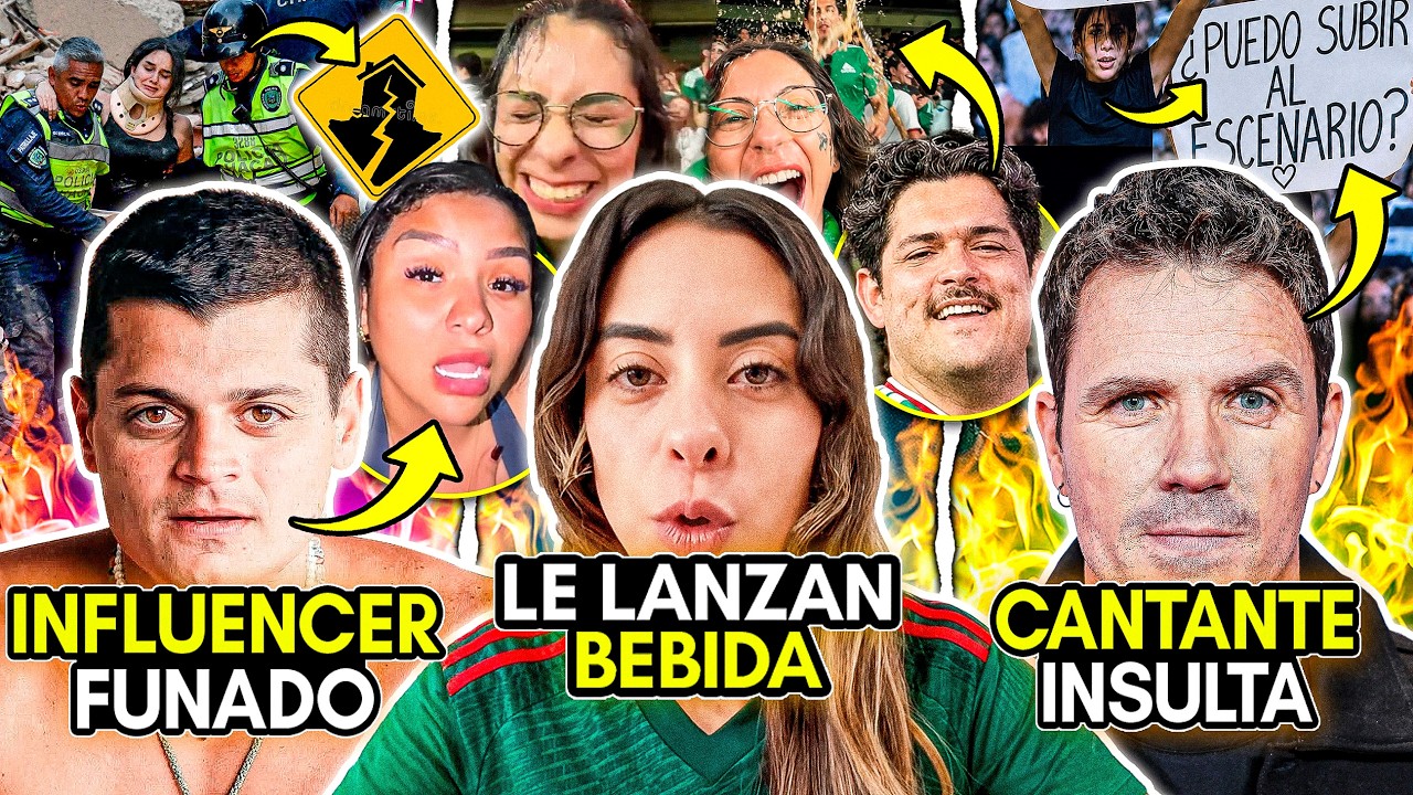 INFLUENCERS FUNADOS! VENEZUELA! DENUNCIA: LA BAÑAN con BEBIDA en el PARTIDO! CANTANTE CANCELADO!