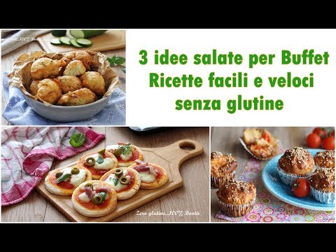 3 idee salate per un Buffet- Ricette senza glutine, facili e veloci