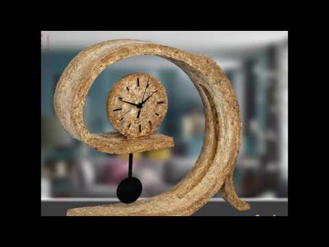 Außergewöhnliche Tische- und Wanduhren aus der Kunstwerkstatt Angeles Anglada - ein Blickfang mit hoch präzisem Quarzuhrwerk aus europäischer Fertigung.