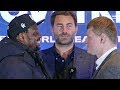 FACE TO FACE ! - Dillian Whyte vs. Alexander Povetkin | Heavyweight Boxing