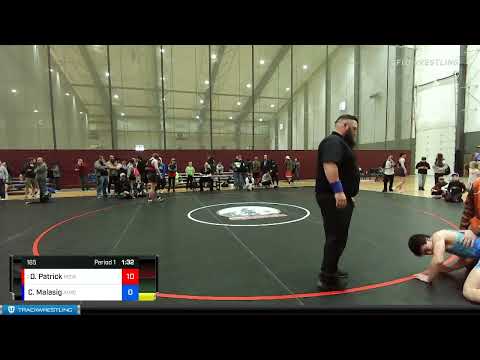 165 Lbs Round 3 - Daniel Patrick, Mat Sense Wrestling Vs Cohen Malasig, Askeo International Mat Cl