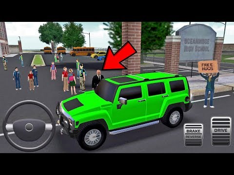 Super High School Bus Driving Simulator 3D 2018 #6 Android IOS gameplay