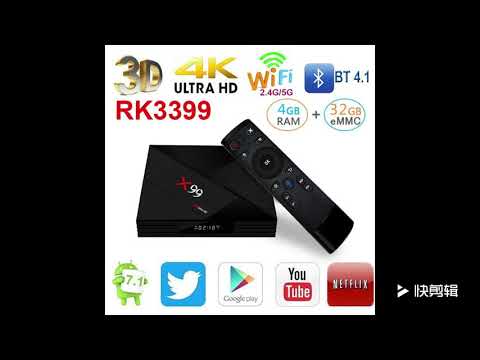 2018 Newest Android 7.1 OS RK3399 4G X99 TV Box