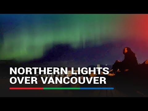 Canadians flock to watch dazzling Northern Lights over Vancouver