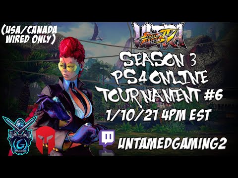 USF4 Season 3 PS4 Online Tournament #6 1/10/21