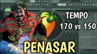 Download lagu Iringan Tabuh Penasar untuk latihan mekendang Fl Studio Bali || Tempo 170 dan 150 mp3