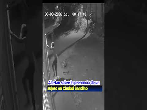 Pobladores de la Zona 5 de Ciudad Sandino en managua  en alertan