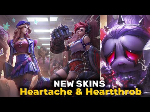 New Heartache & Heartthrob Skins: Vi, Caitlyn and Amumu - League of Legends