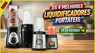Os 4 Melhores Liquidificadores Portátil de 2026? Veja Antes de Comprar!