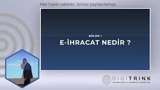 E-ihracat ile Başaranlar - Ahmet Caner I E-ihracat Eğitimi I OAİB I Bölüm #2