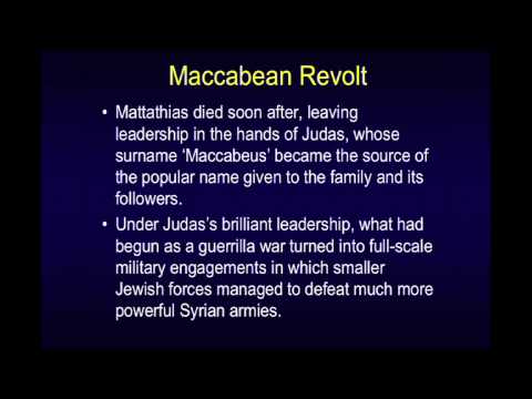 The Maccabean Revolt - Chuck MIssler
