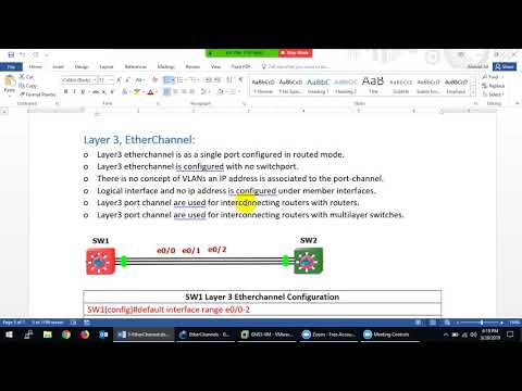Lecture5(SW-300-115)-Configure & Verify EtherChannels