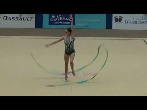 Karine WALTER (BRA) ribbon - 2018 Corbeil senior AA