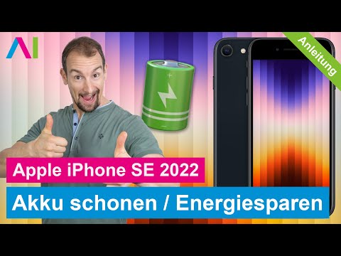 Apple iPhone SE 2022 - Akku schonen / Energiesparen •  • 📱 • 🔋 • ⬆️ • Anleitung | Tutorial