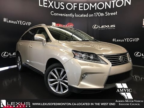 Used 2015 Tan Lexus RX 350 AWD Touring Walkaround Review / Vegreville Alberta