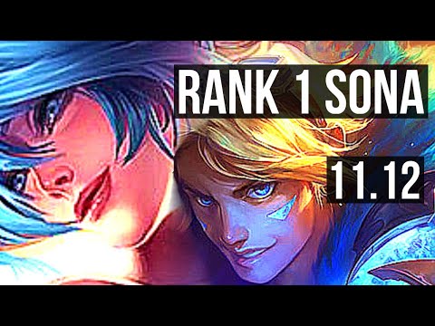 SONA & Bard vs EZREAL & Rakan (ADC) | Rank 1 Sona, 4/0/3, 600+ games | EUW Challenger | v11.12