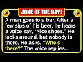 🤣 BEST JOKE OF THE DAY! - A man walks into a quiet bar and orders a cold beer... | Funny Jokes