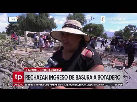 ​Conflicto por basura: Pobladores de Colcapirhua instalan bloqueo en la Av. Blanco Galindo