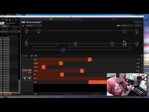 Line 6 Variax JTV 59 Acoustic - HELIX Preset