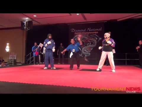 Jessica Sands vs Marissa Mayer Women's Fighting at Diamond Nationals 2012