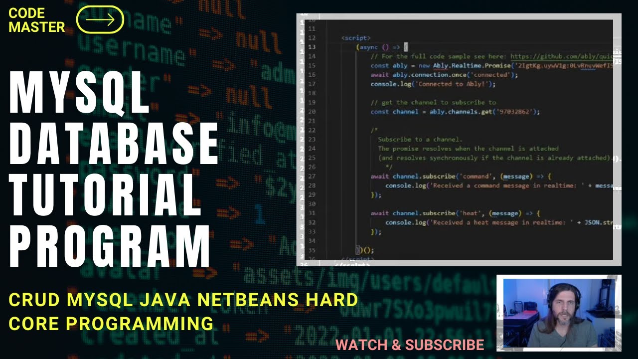 MySQL Database Tutorial Program CRUD Mysql Java Netbeans Hard Core Programming