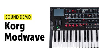 Video thumbnail for Korg Modwave Sound demo (no talking) by Bonedo Synthesizers