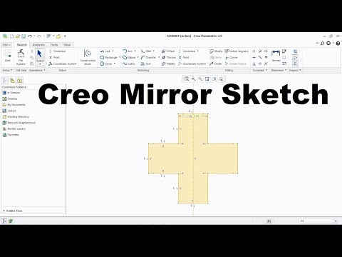 Creo Tutorial for Beginners 1 Creo Basics Tutorial Creo Sketch Tutorial