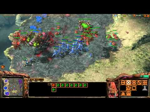 Destiny, Bluetea vs. Zero (T), galford (T) (Part 3/3) - High Level 2v2 - Starcraft 2 Ladder