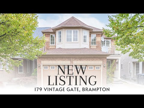 ✨JUST LISTED ✨ 179 Vintage Gate, Brampton #DetachedHomeForSale