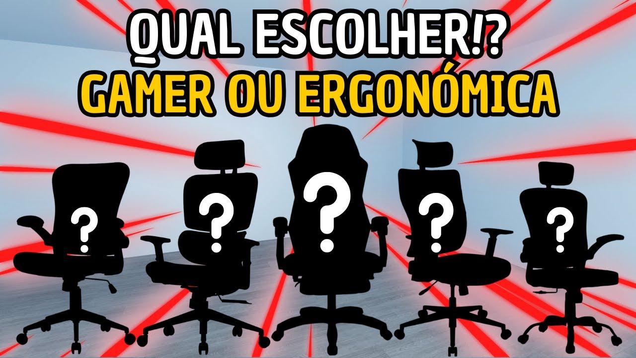 TOP 5 MELHORES Cadeiras ERGONÔMICA e GAMER Custo Beneficio 2025!🎮