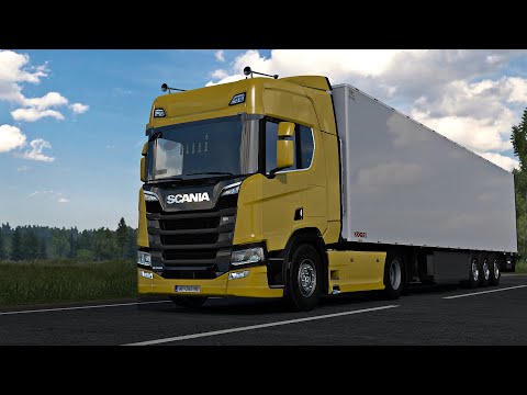 ETS2 1.39 - ProMods 2.51 - SCANIA R540 - Trip: Tartu - Jēkabpils
