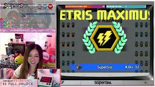 Tetris 99 play with a 9 year old kid. He is very good 