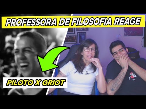 |Minha mãe professora de filosofia reage| Piloto x Griot - Batalha da Escada (Batalha de Rima Épica)