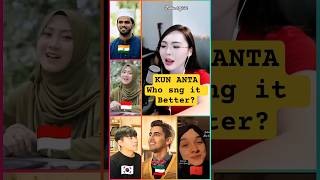 Download lagu Kun Anta - Humood Alkhudher   Who sang it better cover by alfina, joykim, firdhuos, penhung mp3