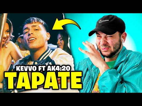 REACCIÓN a KEVVO, Ak4:20 - Tapate (Official Video)