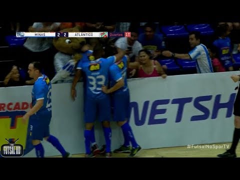 Quartas de Final | Gols Minas X Atlântico | Jogo de Ida | LNF 2018 (04/11/2018)