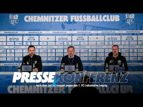 Chemnitzer FC | Press conference after the anniversary match against 1. FC Lokomotive Leipzig