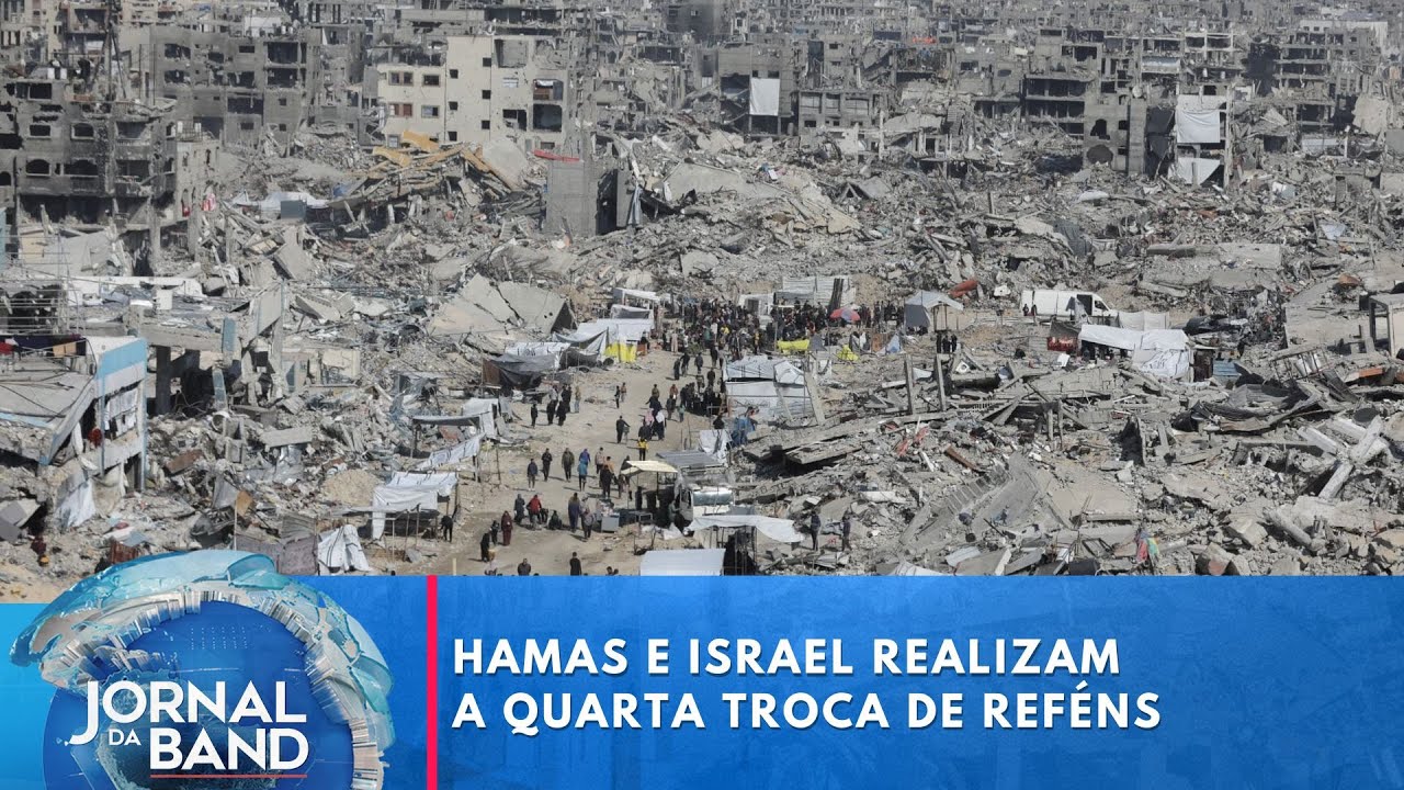 Hamas e Israel realizam a quarta troca de reféns | Jornal da Band
