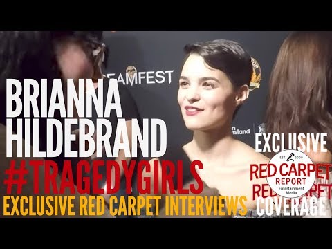 Brianna Hildebrand interviewed at the LA Premiere of "Tragedy Girls" at Screamfest