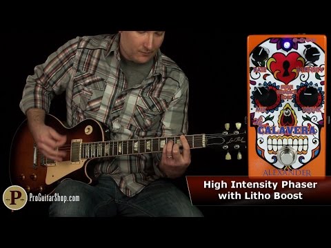 Alexander Pedals La Calavera Phaser - Orange image 7