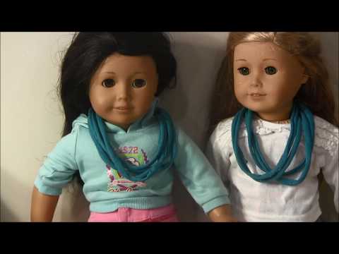 18 inch Doll Infinity Scarf Tutorial