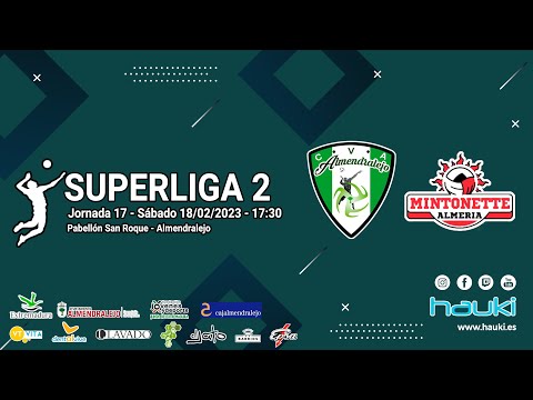 🧔🏻‍🏐 SM2 Jornada 17 - CV Almendralejo Extremadura - Michelín Mintonette Almería  🇪🇸